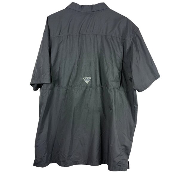 Columbia PFG Slack Tide Shirt Mens XXL Gray Fishing Vented UPF 50 Gorpcore - Picture 6 of 9